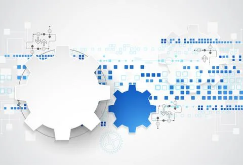 Abstract technology background. Stock Illustration