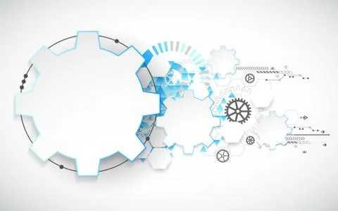 Abstract technology background. Stock Illustration