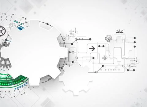 Abstract technology background. Stock Illustration