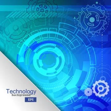 Abstract technology background Stock Illustration
