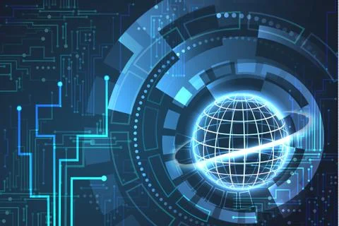 Abstract technology background Stock-Illustration