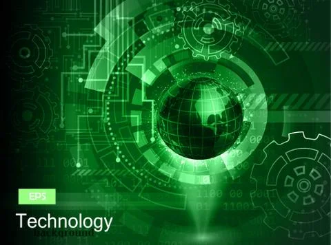 Abstract technology background Stock Illustration