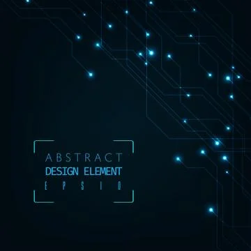 Abstract technology background Stock Illustration