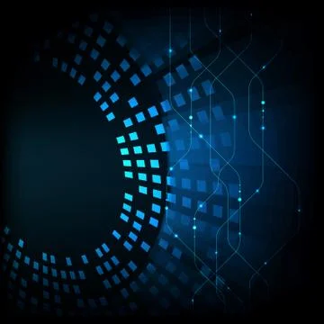 Abstract technology background Stock Illustration