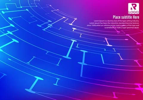 Abstract technology background Stock-Illustration