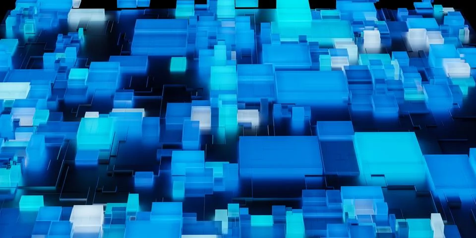 Abstract Technology Background Stock Illustration