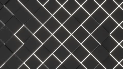 Abstract technology background image black digital box shape,science and te.. Stock Photos