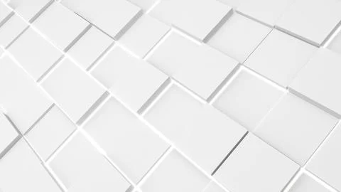 Abstract technology background image white digital box shape,science and te.. Stock Photos