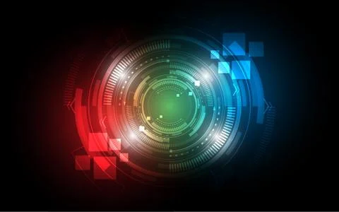 Abstract technology background innovation concept vector illustration Stock Illustration