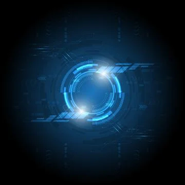 Abstract technology background interface communication hi tech concept Stock Illustration