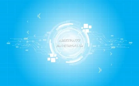 Abstract technology background interface communication concept Stock Illustration