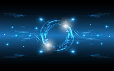 Abstract technology background interface communication concept Stock Illustration