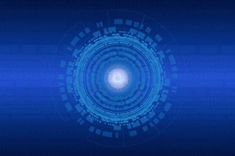 Abstract technology background for internet of things Illustrazione stock