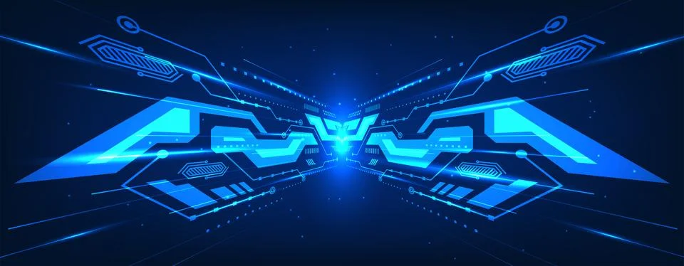 Abstract technology background It is a vector illustration that uses techno.. Stockillustratie