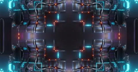 Abstract technology background, led and flickering particles. 스톡 일러스트