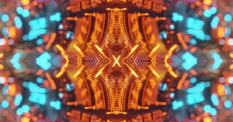 Abstract technology background, led and flickering particles. Stock Illustration