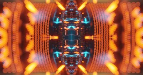 Abstract technology background, led and flickering particles. 스톡 일러스트