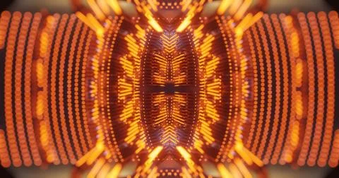 Abstract technology background, led and flickering particles. Stock Illustration