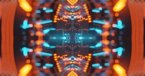 Abstract technology background, led and flickering particles. 스톡 일러스트