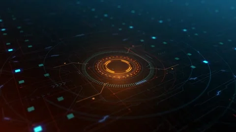 Abstract technology background with light effects Stock Footage 317366596