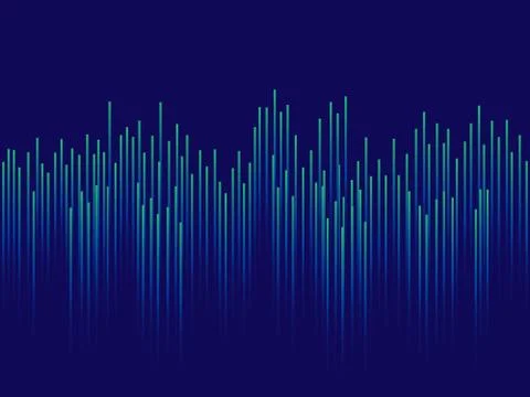 Abstract technology background, Lines composed of glowing backgrounds. Vector Illustrazione stock