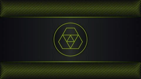 Abstract Technology Background with Lines Grid Stock Illustration