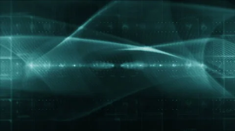 Abstract technology background LOOP diffrent green Stock Footage 45577732