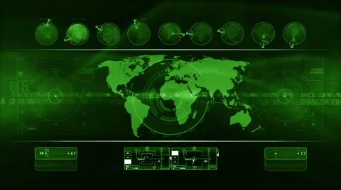 Abstract technology background LOOP green Stock Footage 46134019