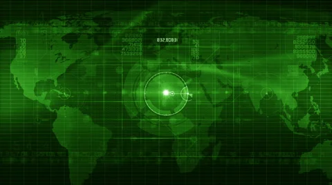 Abstract technology background LOOP green Stock Footage 46634967
