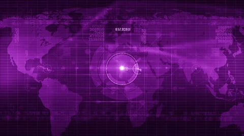 Abstract technology background LOOP purple Video stock 46634158