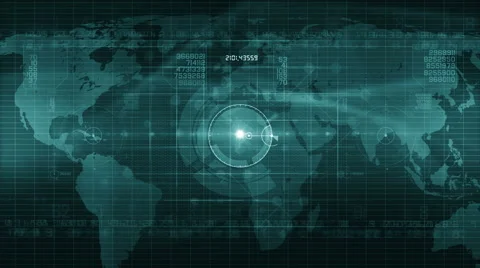 Abstract technology background LOOP space green Vídeo Stock 46635046