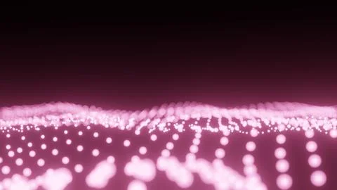 Abstract technology background. Many dots. 3d render. 스톡 일러스트