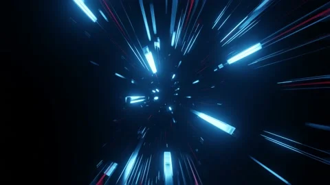 Abstract technology background. Many glowing lines. Cyberspace. Video stock 221361868