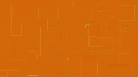 Abstract Technology Background with Minimalist Digital Circuit Lines and Do.. Stock Illustration