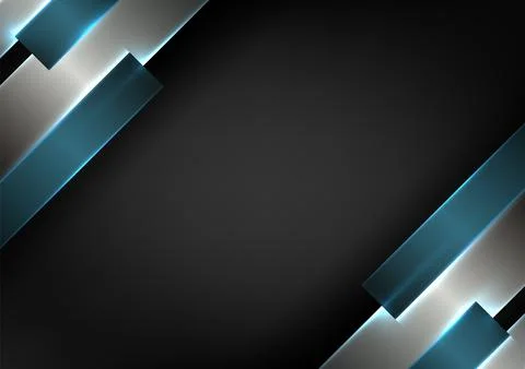 Abstract technology background modern futuristic design sleek glowing blue .. Stock Illustration