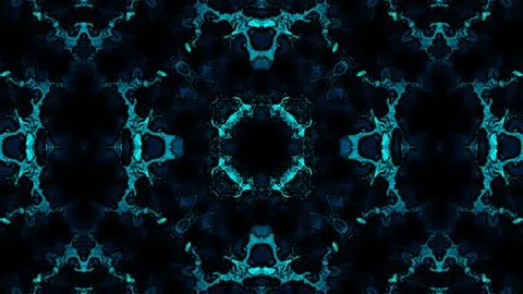 Abstract technology background with moving lines and dots Stock Illustration