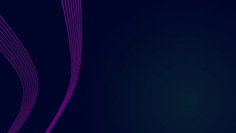 Abstract technology background with moving lines and dots Stock Illustration