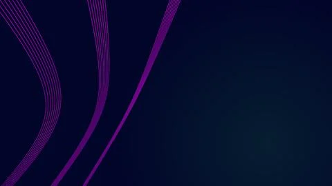 Abstract technology background with moving lines and dots Stock Illustration