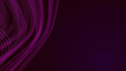 Abstract technology background with moving lines and dots Stock Illustration