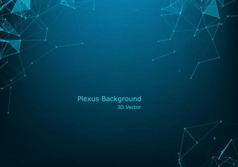 Abstract technology background. Network connection structure. Science backgro Stock Illustration