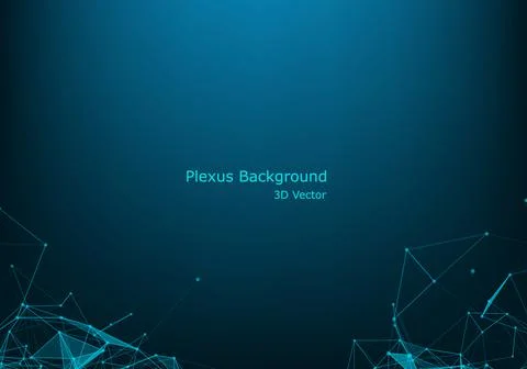 Abstract technology background. Network connection structure. Science backgro Stock Illustration