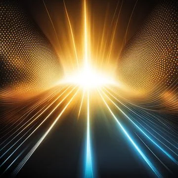 Abstract technology background with a network grid and particles connected... Stock Photos