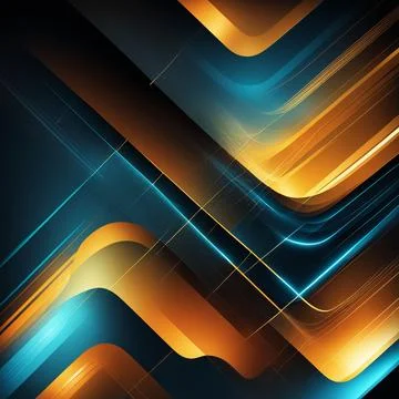 Abstract technology background with a network grid and particles connected... Stock Photos