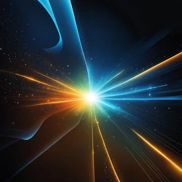 Abstract technology background with a network grid and particles connected... Stock Photos