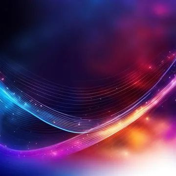 Abstract technology background with a network grid and particles connected... Stock Photos