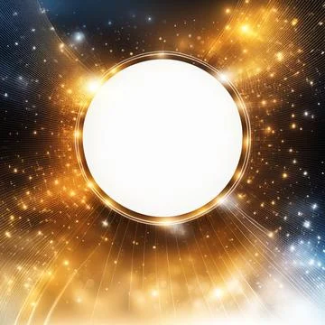 Abstract technology background with a network grid and particles connected... Stock Photos