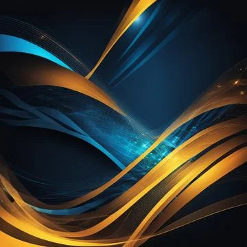 Abstract technology background with a network grid and particles connected... Stock Photos
