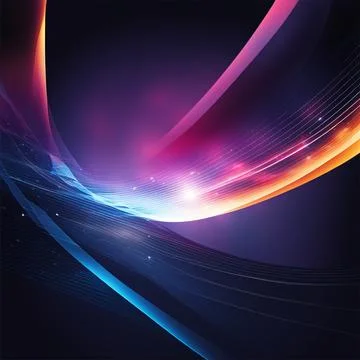 Abstract technology background with a network grid and particles connected... Stock Photos