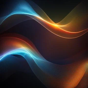 Abstract technology background with a network grid and particles connected... Stock Photos