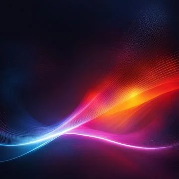 Abstract technology background with a network grid and particles connected... Foto stock